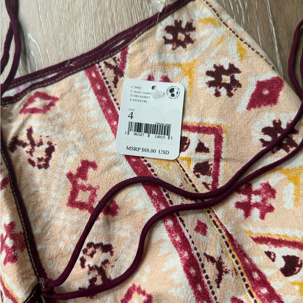 Free People Multicolor Patterned Mini Skirt - Picture 3 of 3
